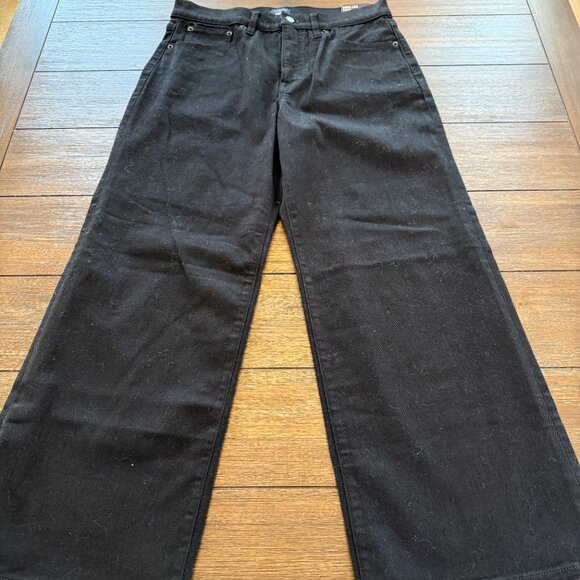 J. Crew Tall black wide-leg crop jean in all-day stretch Size 28 - Picture 5 of 12